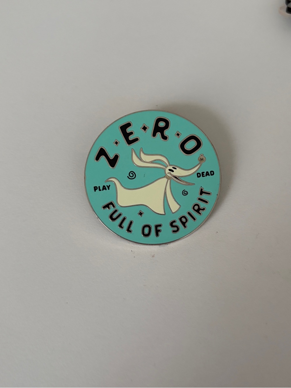 Disney Zero 'Full of Spirit' Mint Green Enamel Pin